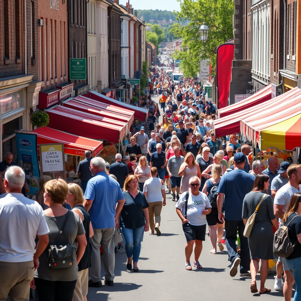 Over 7,000 descend on town centre for culinary delights and festivities